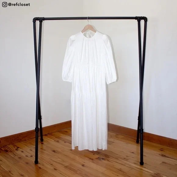 Reformation Backless White Midi Dress - Picture 2 of 4